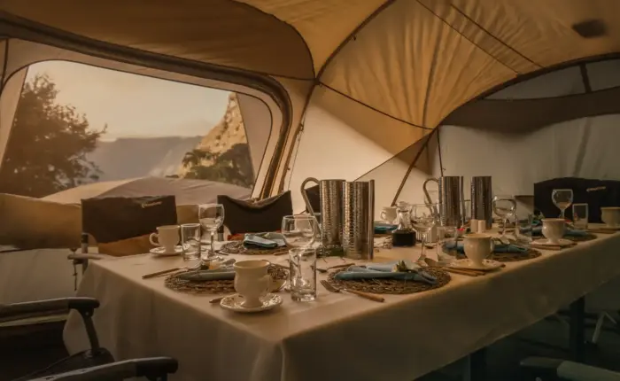 Comedor Privado de Lujo en el Camino Inca